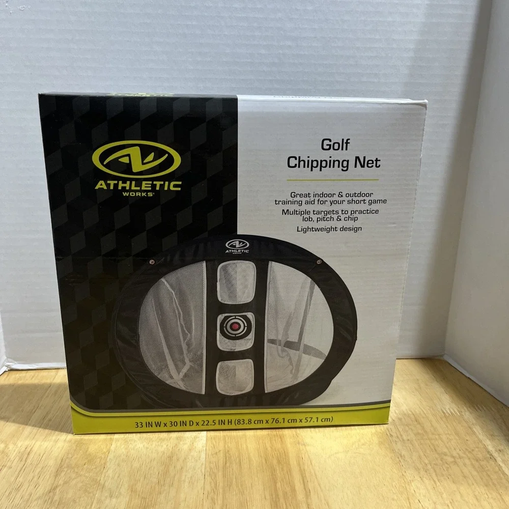 Athletic Works Golf Chipping‎ Net 33 in W x 30 in x 22.5 in H NEW